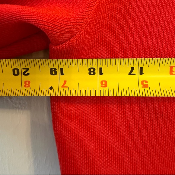 NWT Zara Bold Red Short Sleeve Top W/ Gold Button, Size Large - Picture 7 of 10